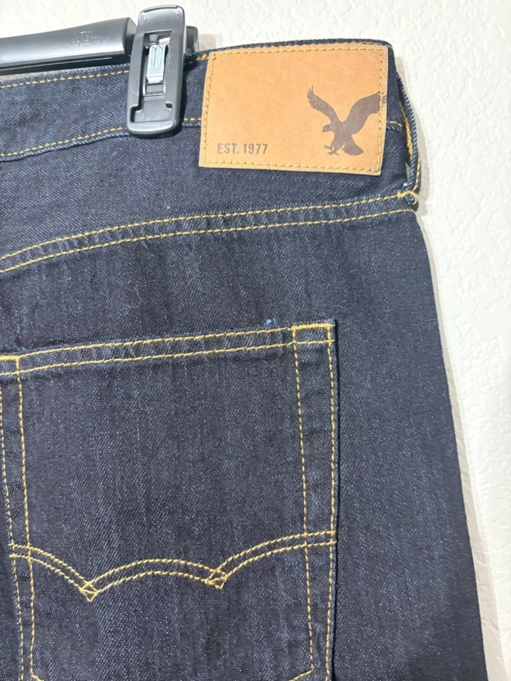 American Eagle Outfitters Men’s Dark Indigo Classic Bootcut Jeans NWT 36/36‎